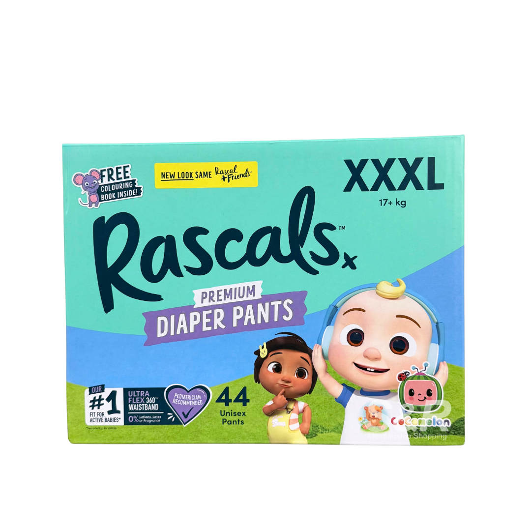 Rascals Premium Diaper Pants XXXL 44pcs
